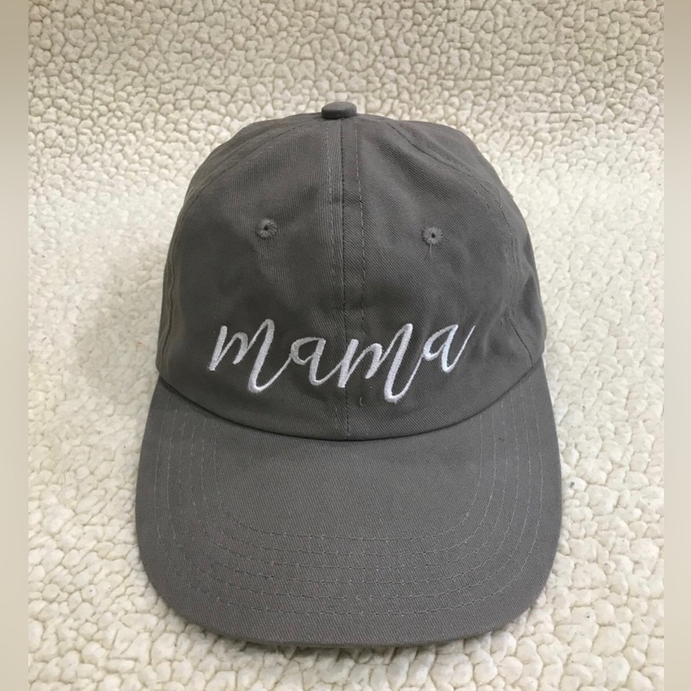 Mama Cap Hat is a classic 6-panel design sweat-wicking support adjustable NWOT - Picture 3 of 9